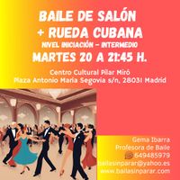 BAILE DE SAL&Oacute;N INICIACI&Oacute;N INTERMEDIO JULIO