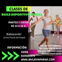 CLASES BAILE DEPORTIVO EN BAIBACENTER PUERTA DEL ANGEL