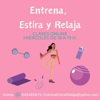 CLASES ONLINE ENTRENA Y BAILE SEPTIEMBRE 2024